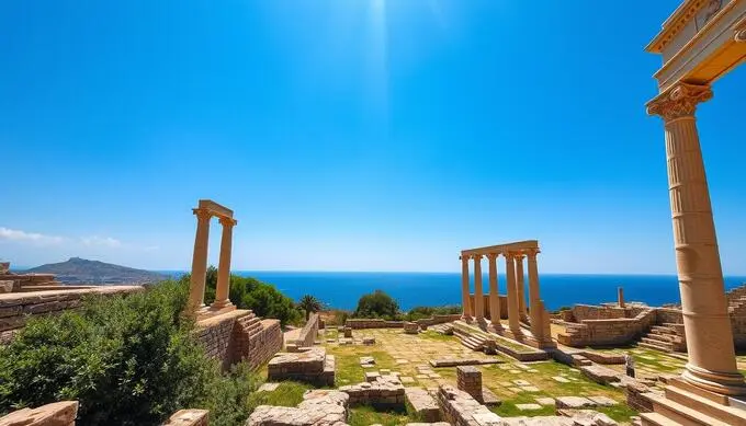 Tipasa archaeological sites, Roman ruins Tipasa, Tipasa UNESCO heritage, Tipasa amphitheater, Roman basilicas Algeria, historical landmarks Algeria, ancient sites Tipasa Algeria, archaeology in Tipaza, Tipasa archaeology, Algerian heritage sites, Roman ruins Tipasa, Tipasa UNESCO World Heritage, ancient basilicas Algeria, Roman baths Tipasa, historical landmarks Algeria. 